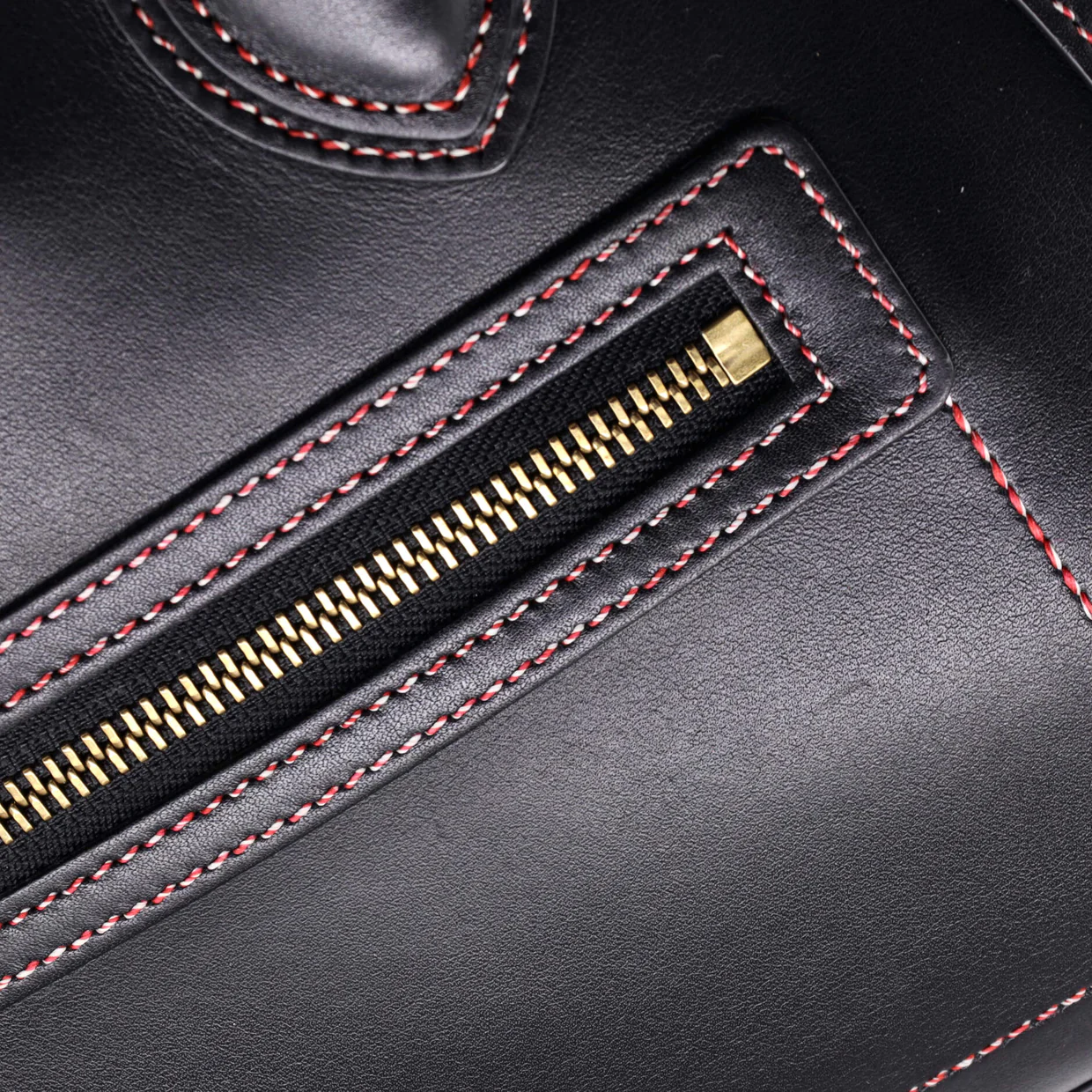 Luggage Bag Smooth Leather Micro - Deep Luxury