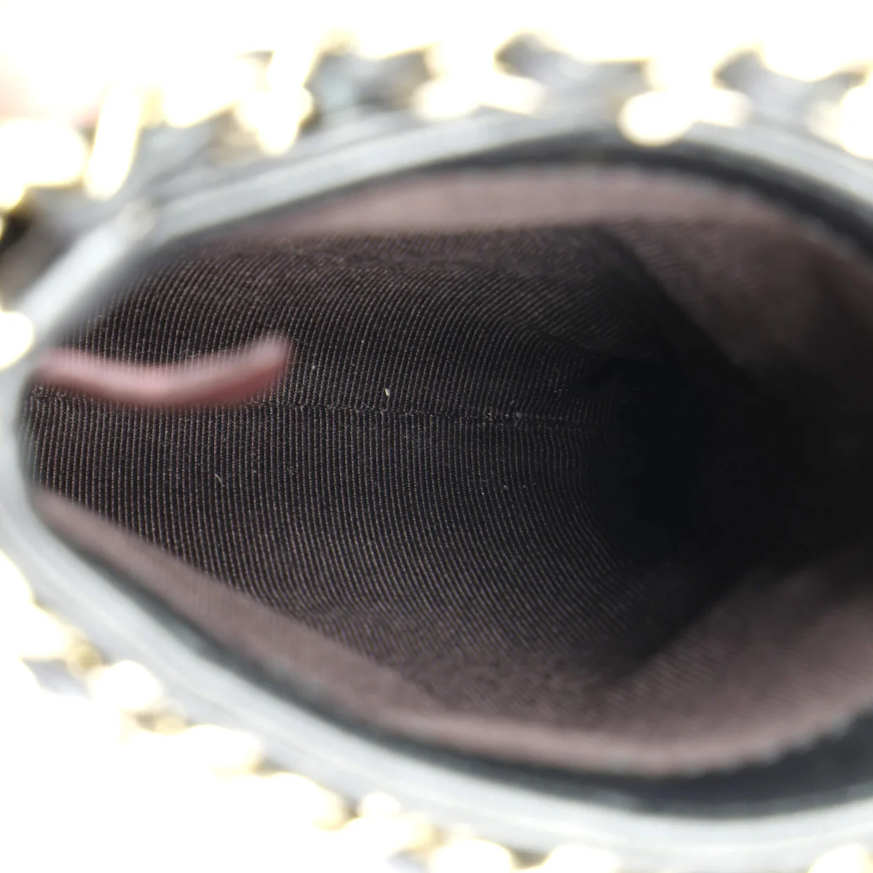 Tech Me Out Clutch With Chain Lambskin - Deep Luxury