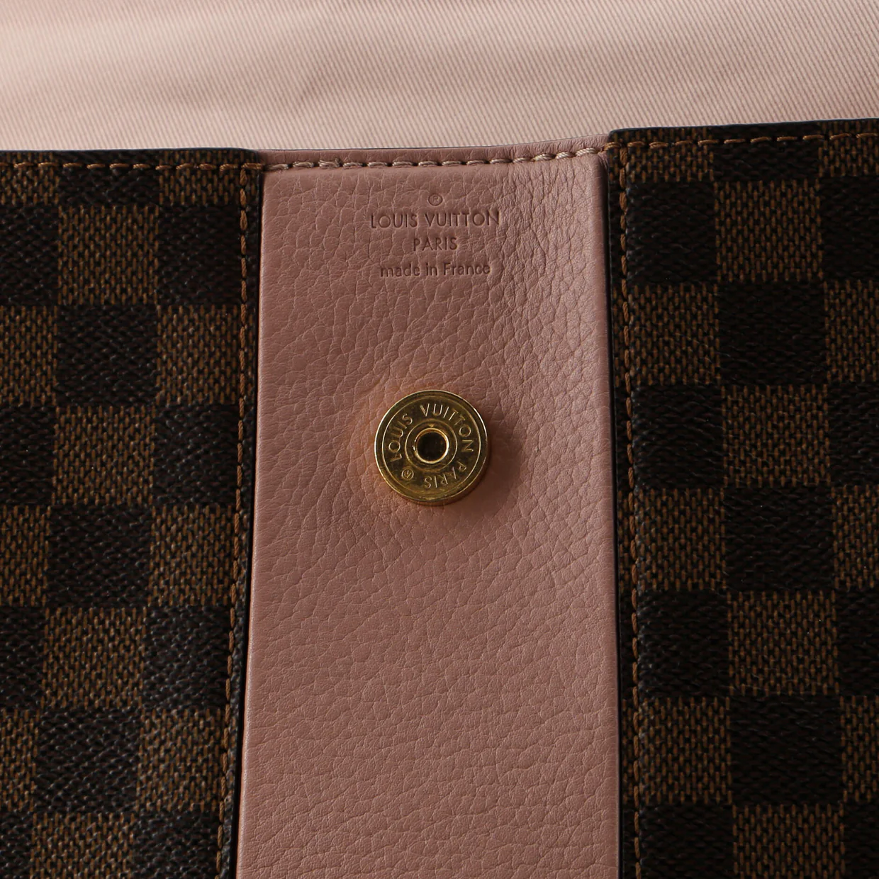 Bond Street Handbag Damier with Leather MM - Deep Luxury