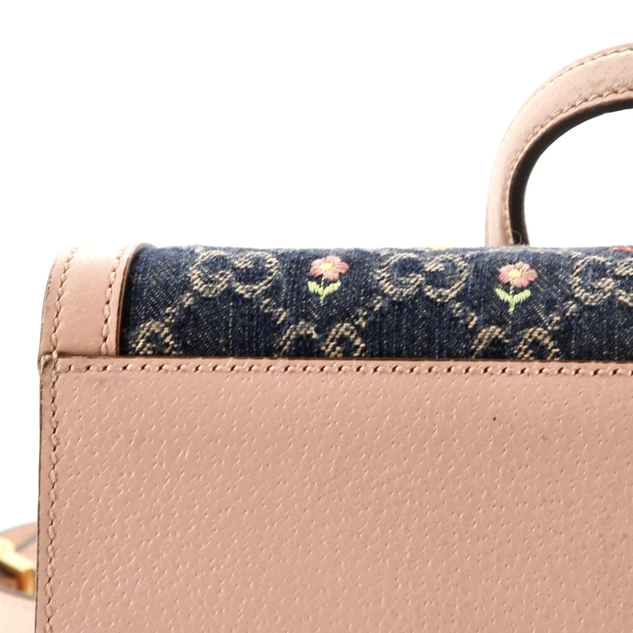 Ophidia Top Handle Tote Printed GG Denim Small - Deep Luxury