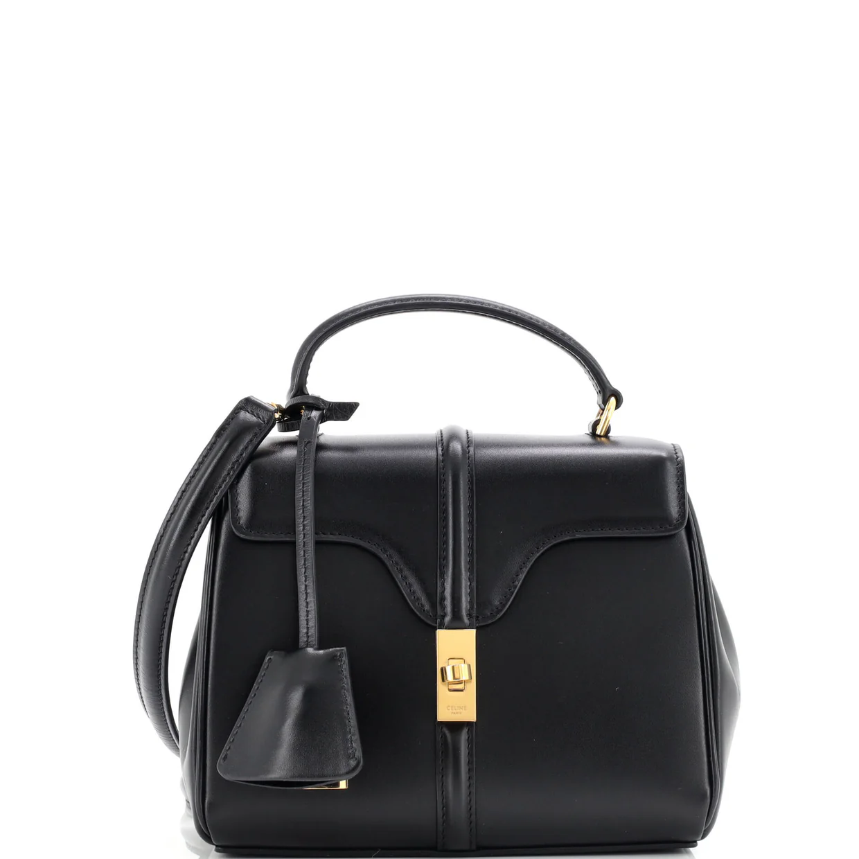 16 Top Handle Bag Smooth Calfskin Mini - Deep Luxury