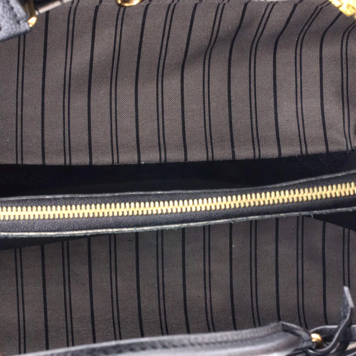 Montaigne Handbag Monogram Empreinte Leather GM - Deep Luxury