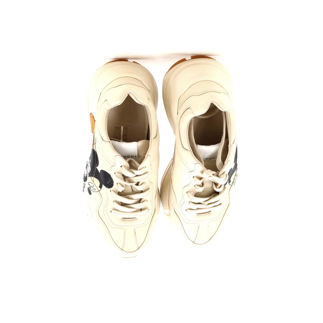 Disney Rhyton Sneakers Printed Leather - Deep Luxury