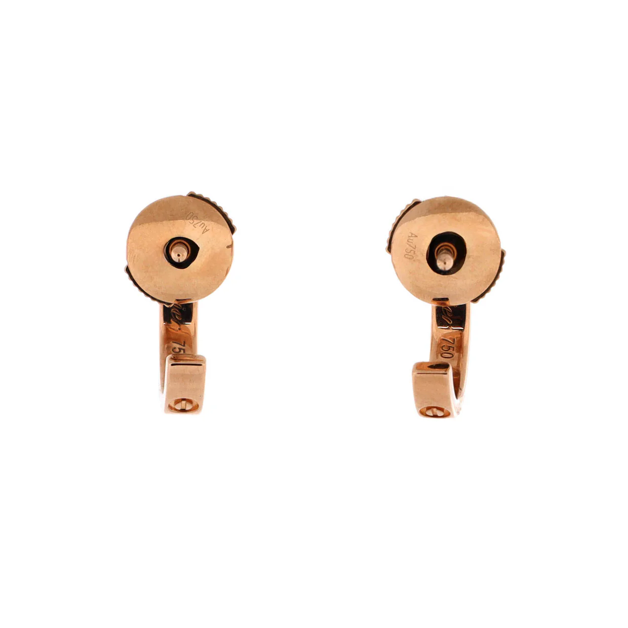 Love Hoop Earrings 18K Rose Gold Small - Deep Luxury