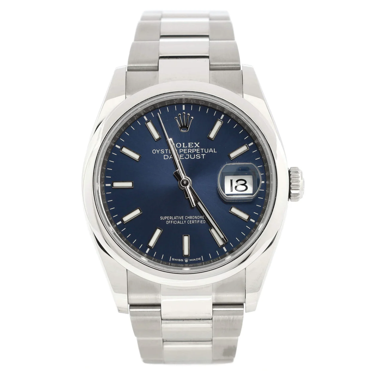 Oyster Perpetual Datejust Automatic Watch Stainless Steel 36 - Deep Luxury