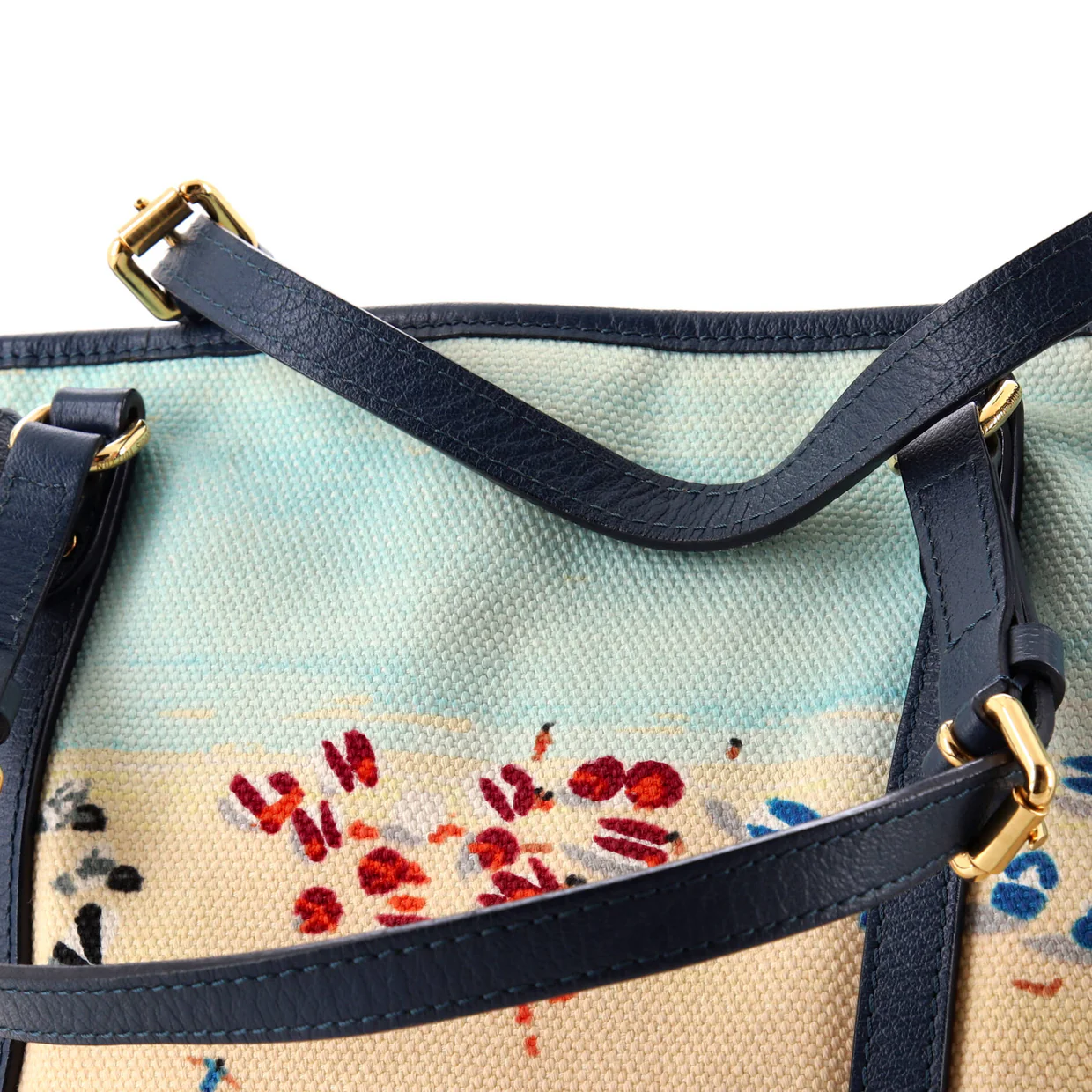 Ailleurs Cabas Limited Edition Printed Canvas PM - Deep Luxury