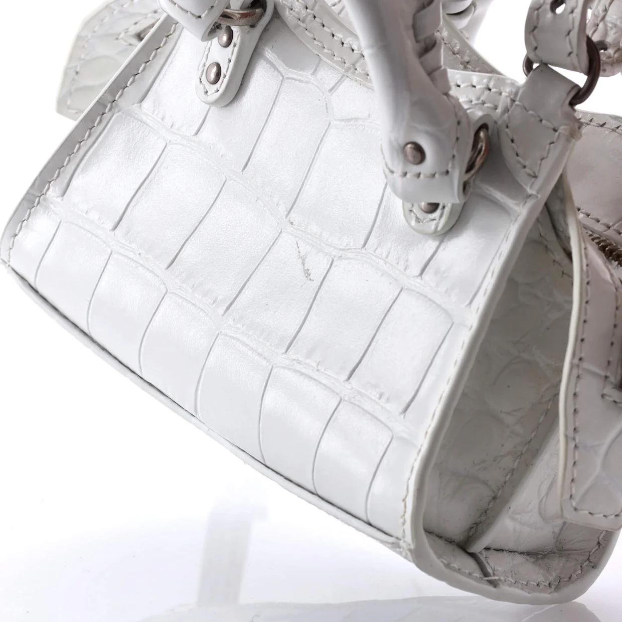 Neo Classic City Bag Crocodile Embossed Leather Super Nano - Deep Luxury