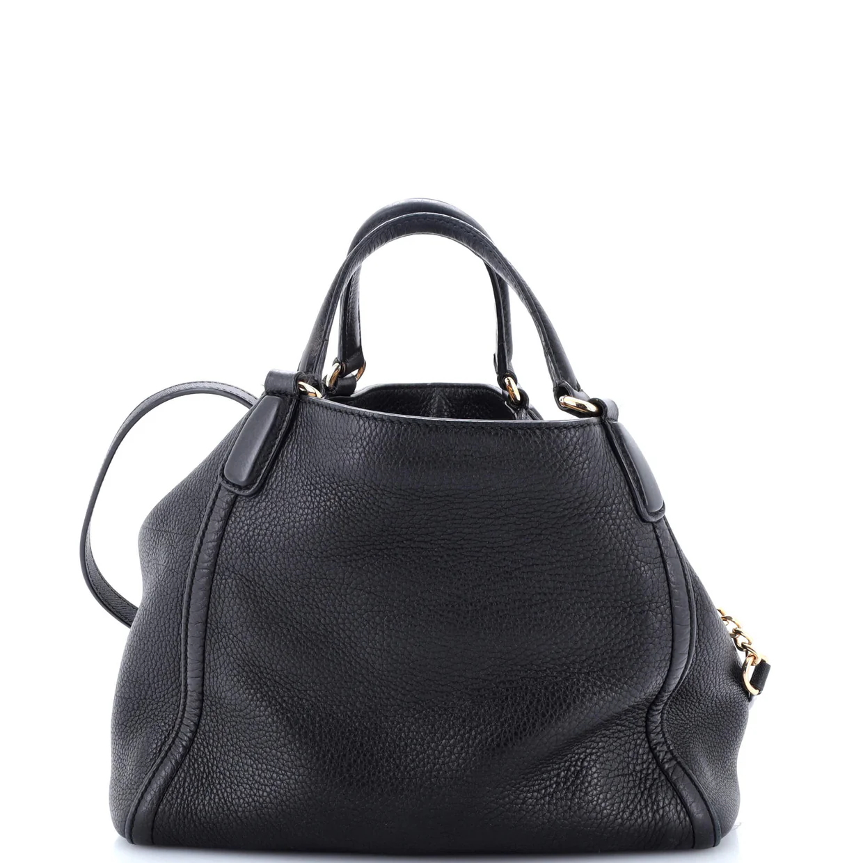 Soho Convertible Shoulder Bag Leather Small - Deep Luxury