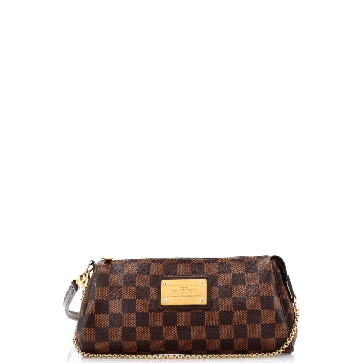 Eva Handbag Damier - Deep Luxury