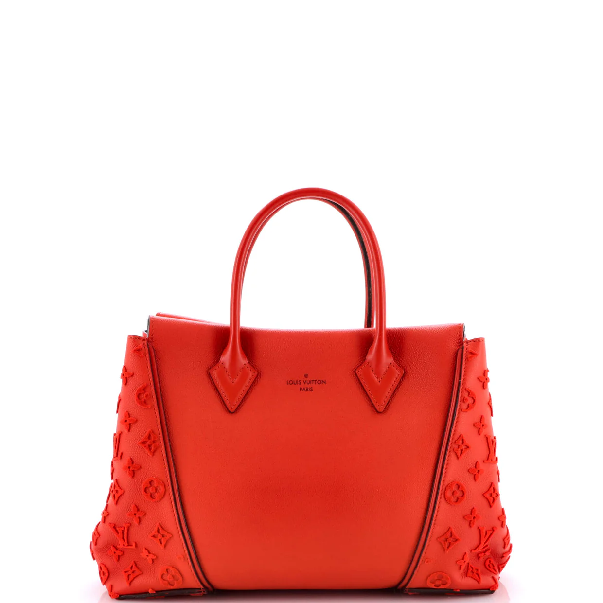 W Tote Veau Cachemire Calfskin PM - Deep Luxury
