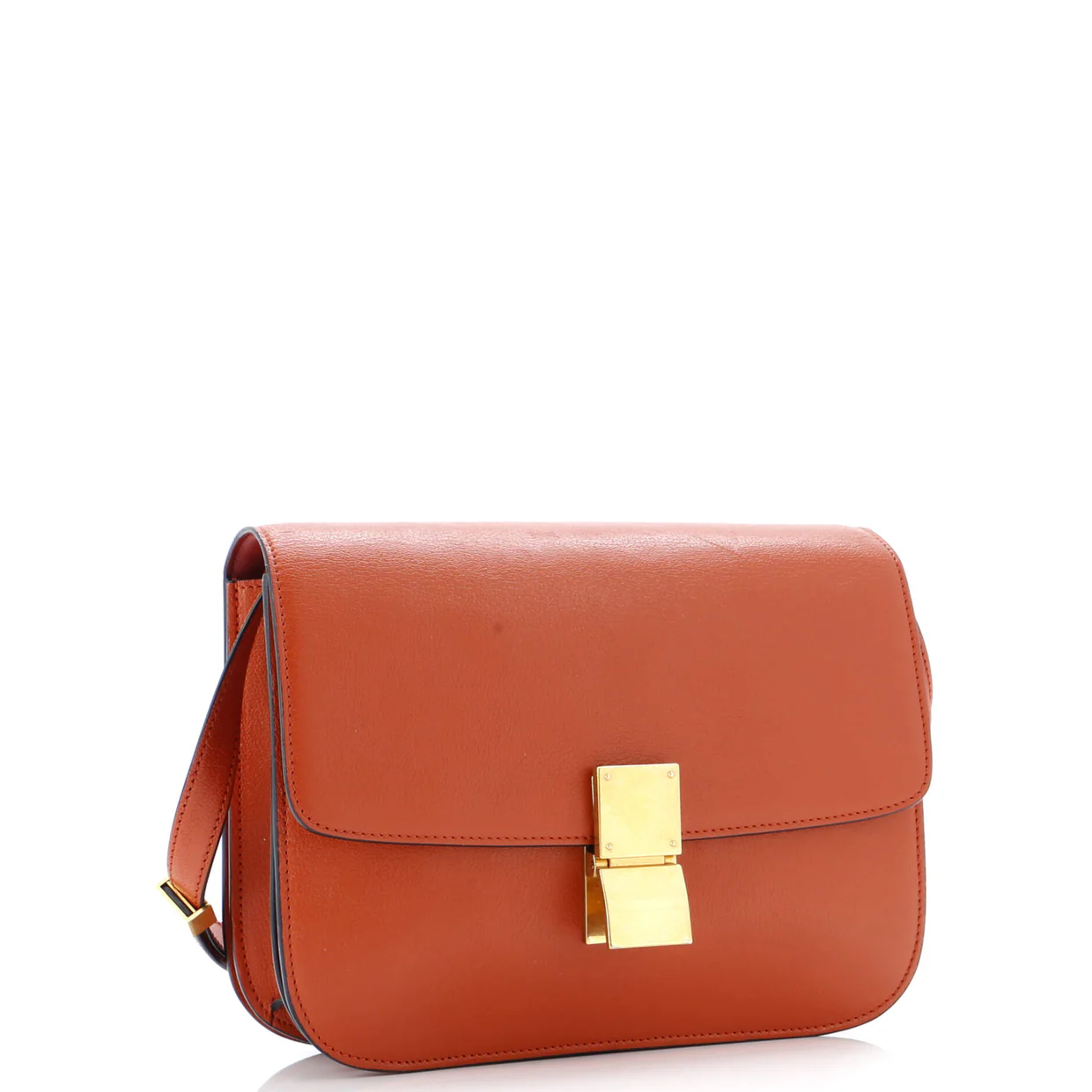 Classic Box Bag Smooth Leather Medium - Deep Luxury