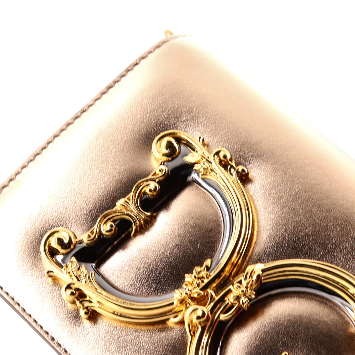 DG Girls Flap Bag Embellished Leather Mini - Deep Luxury