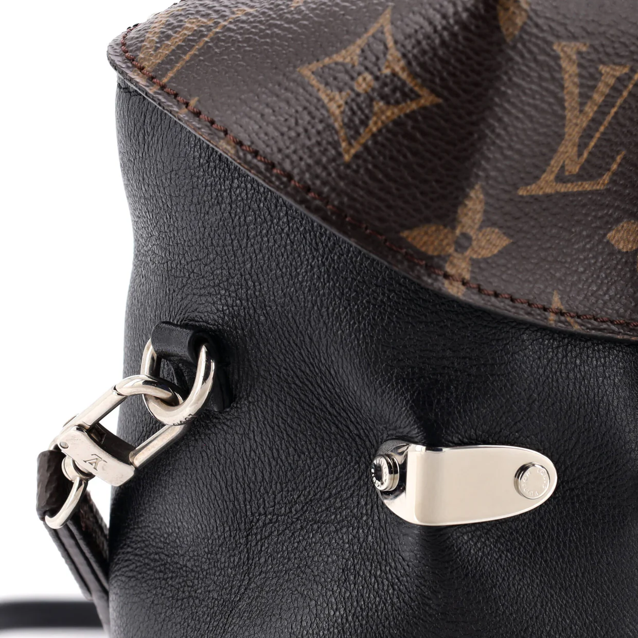Camera Box Handbag Studded Monogram Canvas and Leather - Deep Luxury