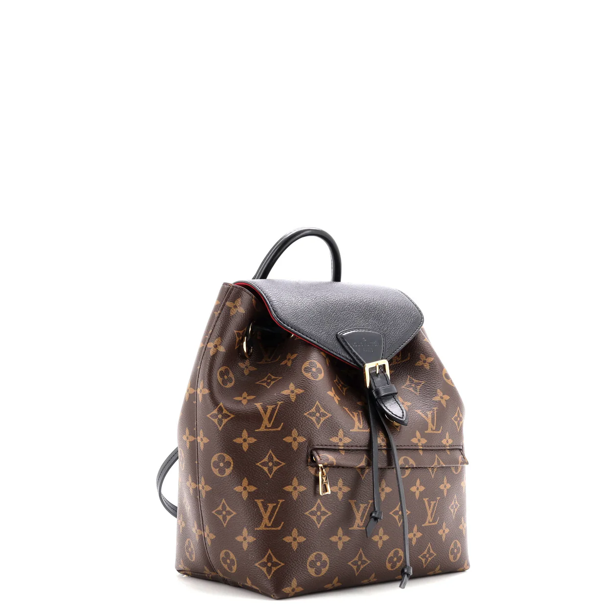 Montsouris NM Backpack Monogram Canvas with Leather PM - Deep Luxury