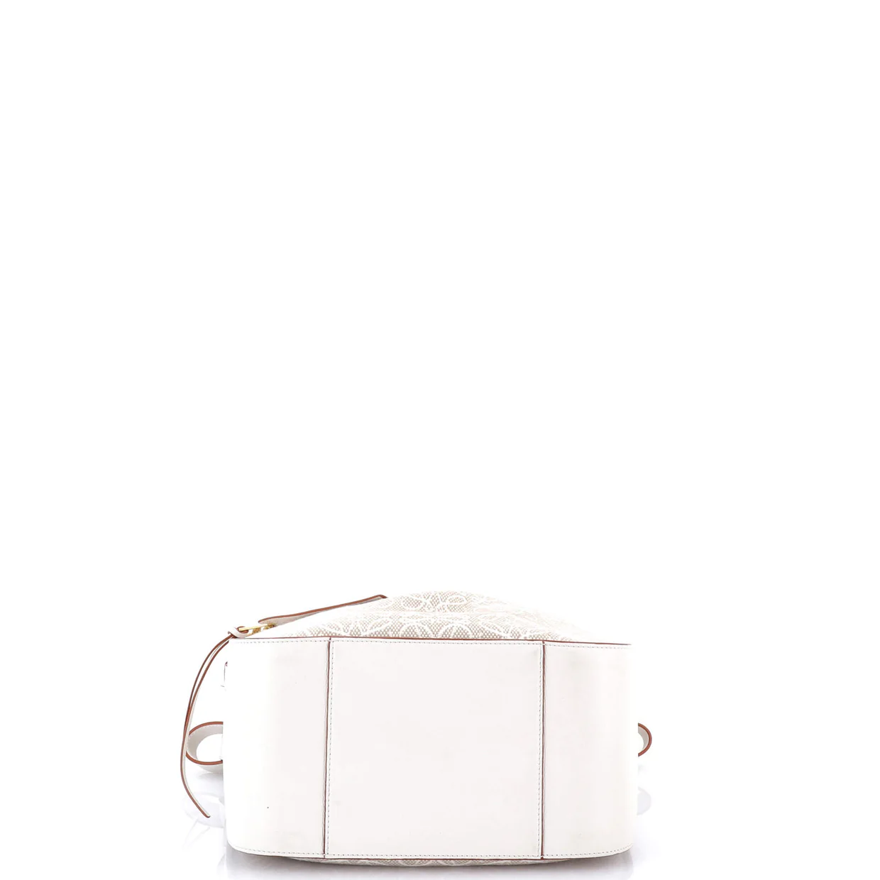 Hammock Bag Leather and Anagram Jacquard Small - Deep Luxury