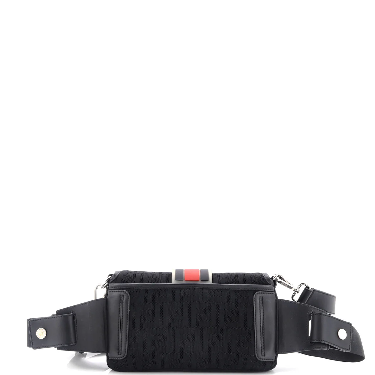 Baguette Convertible Belt Bag Zucca Mesh with Nylon and Rubber - Deep Luxury