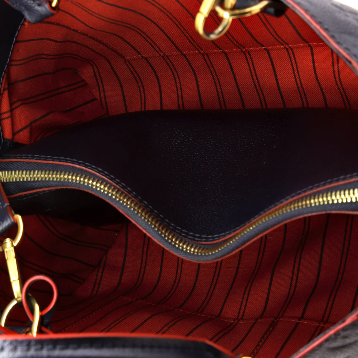 Montaigne Handbag Monogram Empreinte Leather MM - Deep Luxury