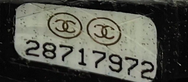 CC Ski Round Clutch with Chain Goatskin Mini - Deep Luxury