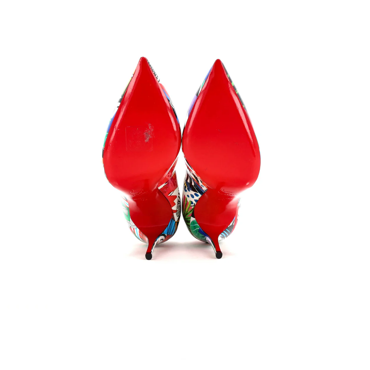Women's Hot Chick Pumps Printed Patent 100 - Deep Luxury