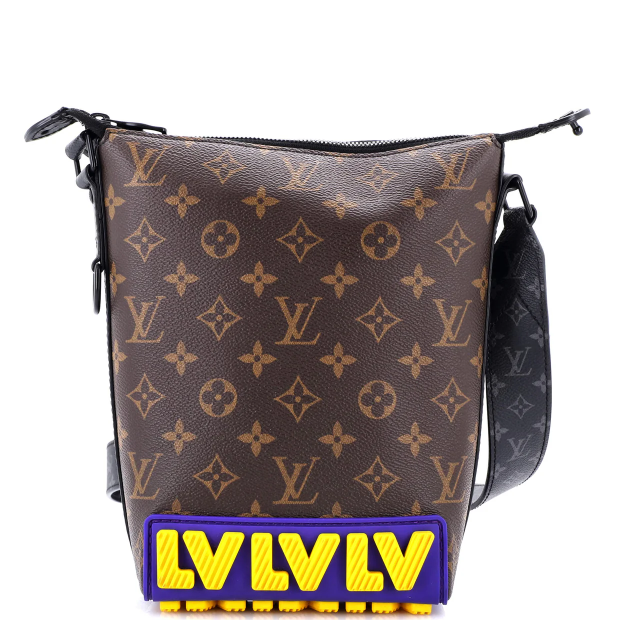 Cruiser Messenger Limited Edition LV Rubber Monogram Canvas and Monogram Eclipse - Deep Luxury
