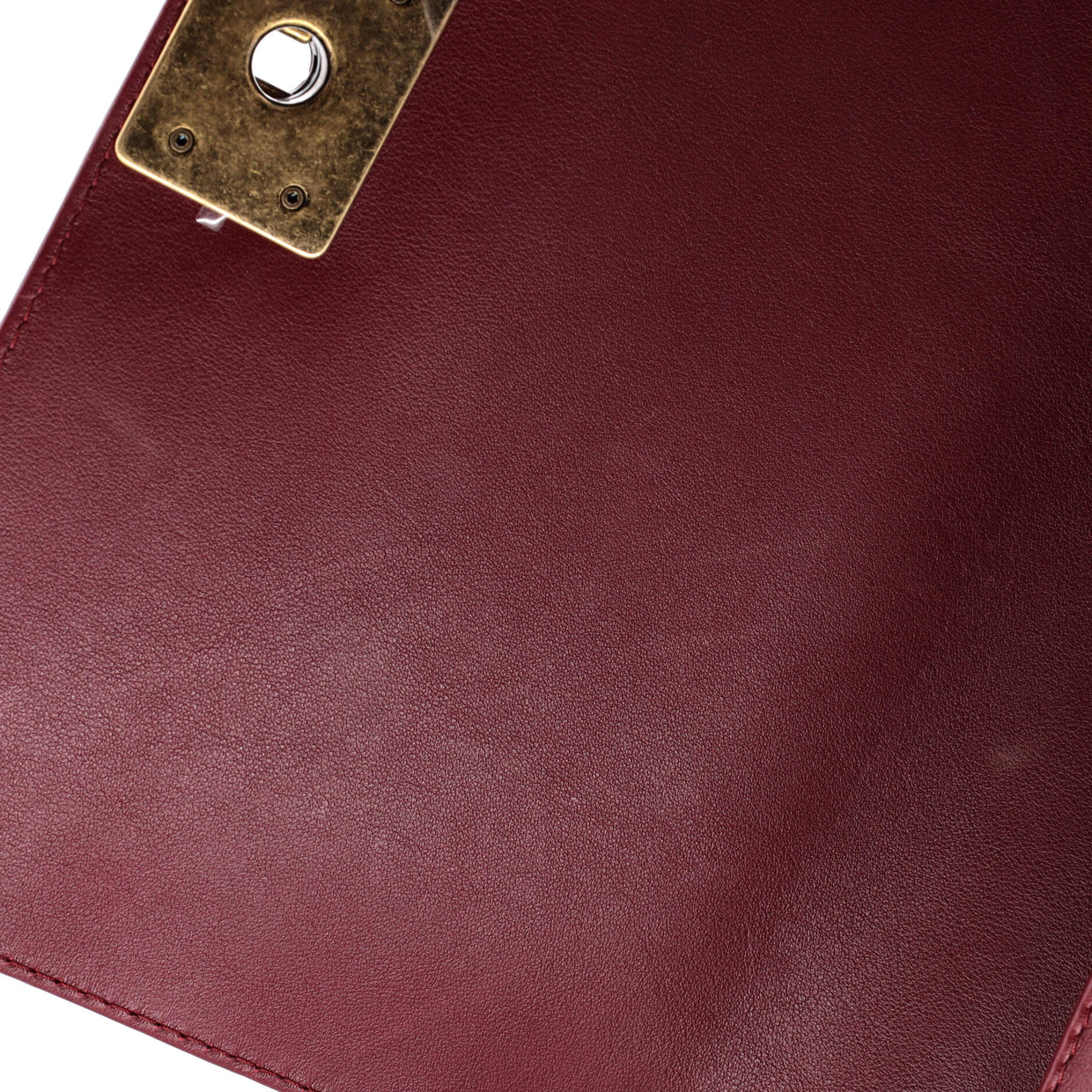 Chain Handle Boy Flap Bag Python New Medium - Deep Luxury