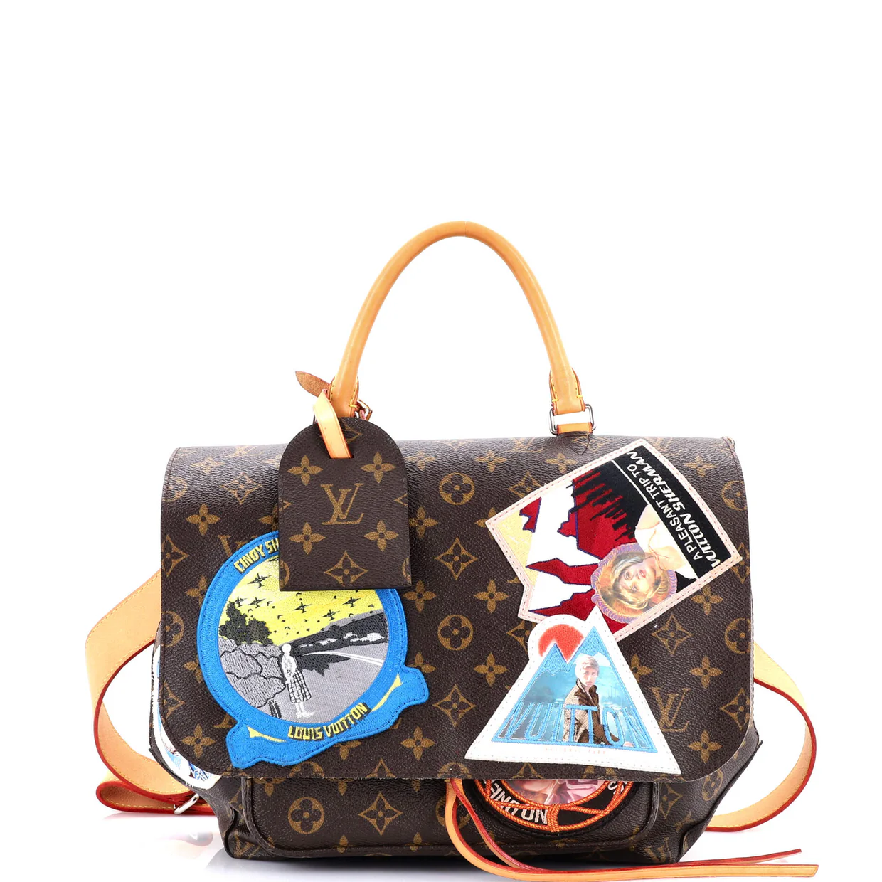 Cindy Sherman Camera Messenger Bag Patch Embellished Monogram Canvas - Deep Luxury