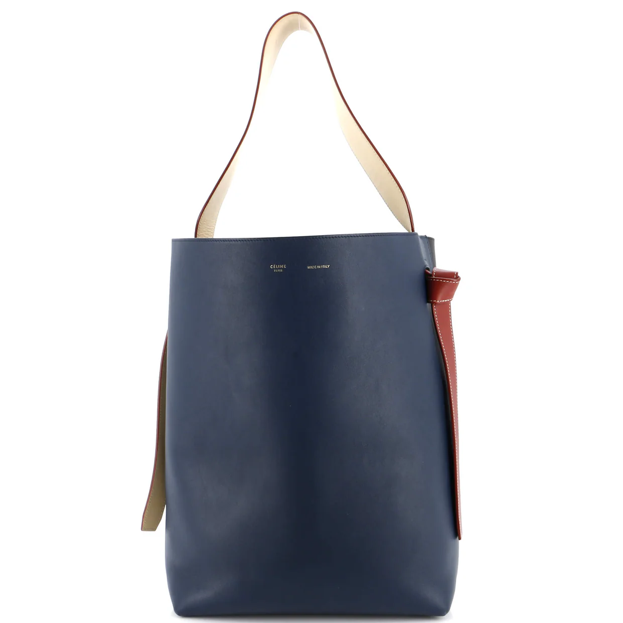 Twisted Cabas Tote Calfskin Small - Deep Luxury
