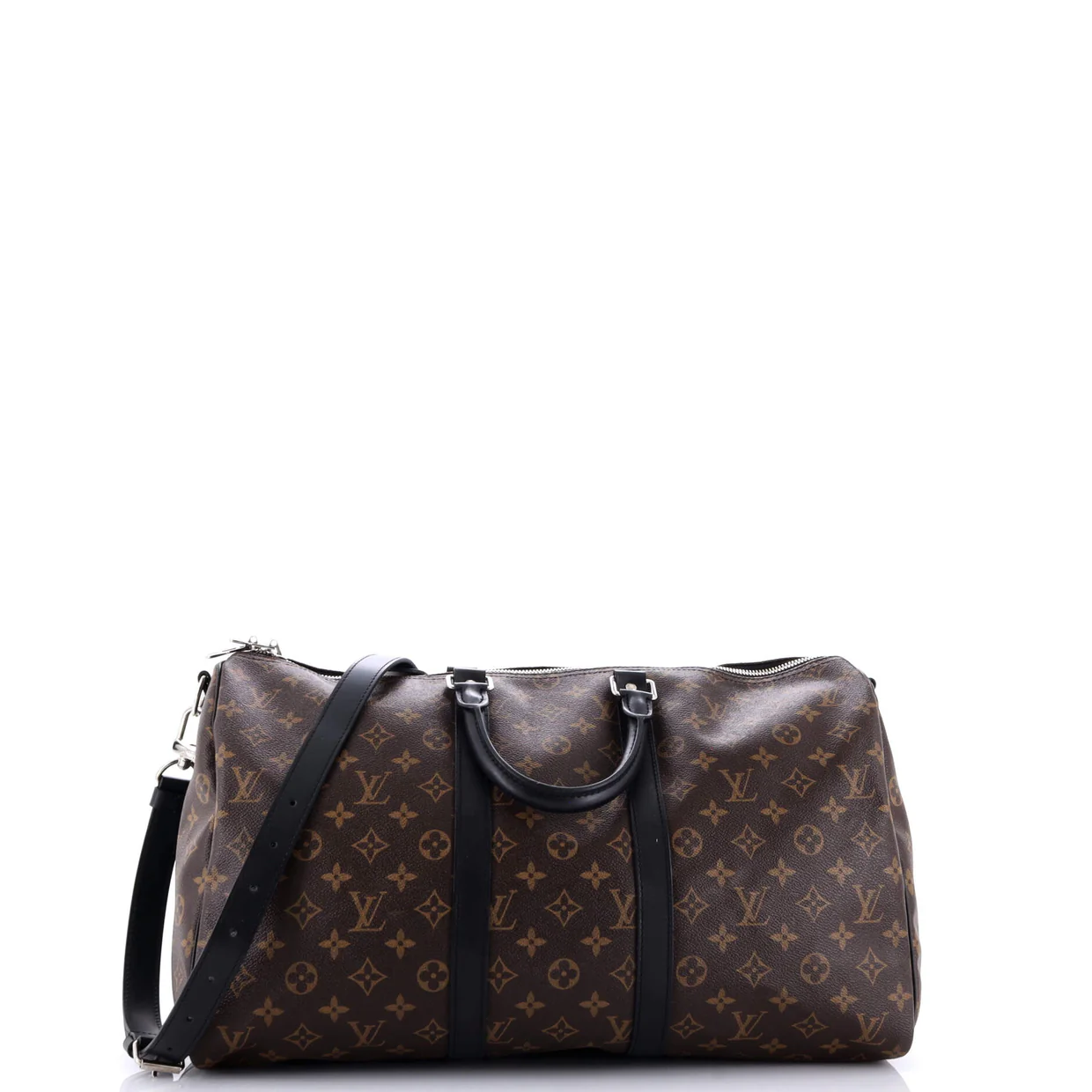 Keepall Bandouliere Bag Macassar Monogram Canvas 45 - Deep Luxury