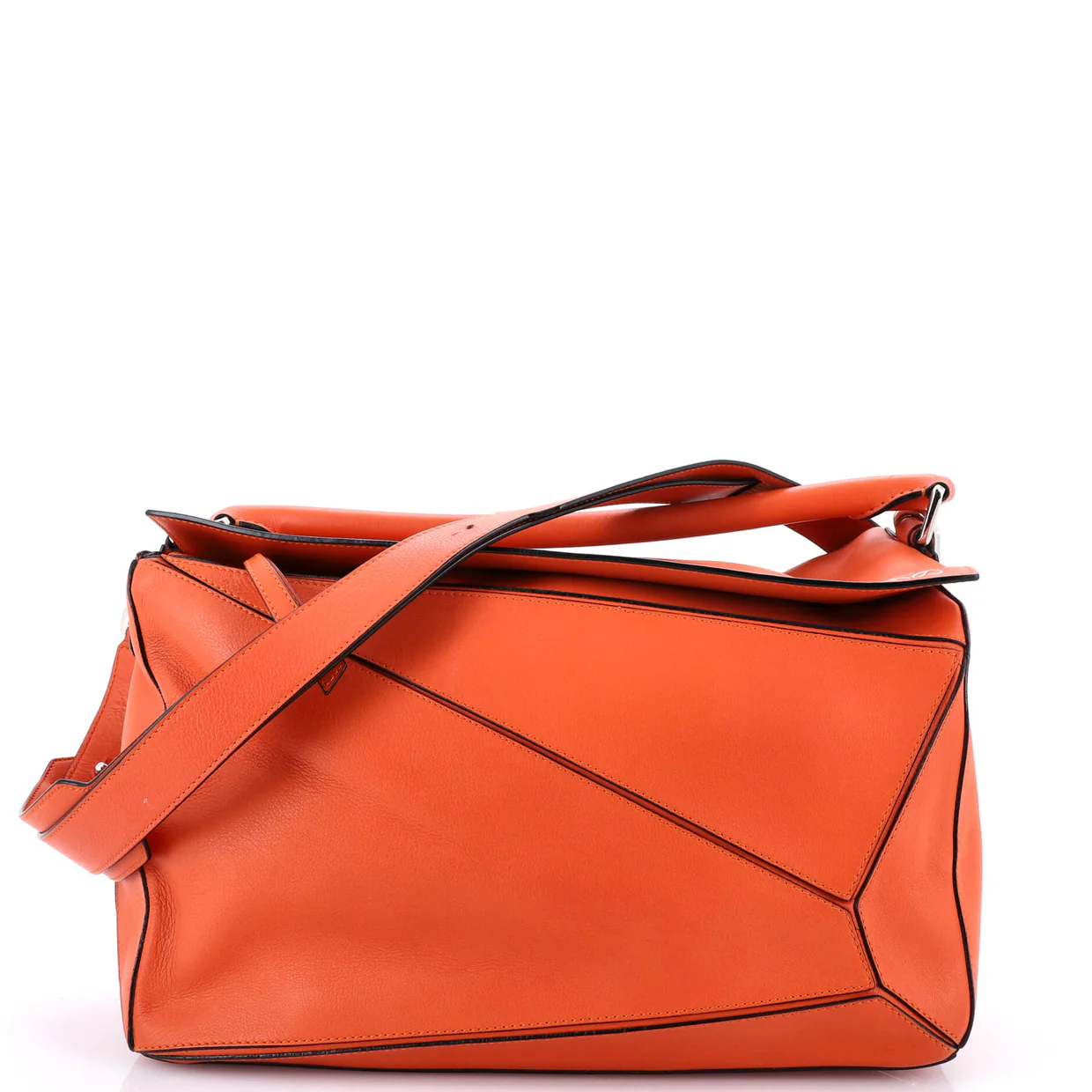 Puzzle Bag Leather Large - Deep Luxury