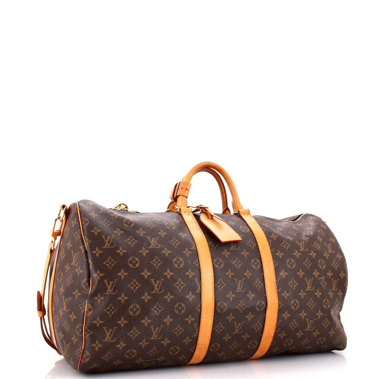 Keepall Bandouliere Bag Monogram Canvas 55 - Deep Luxury