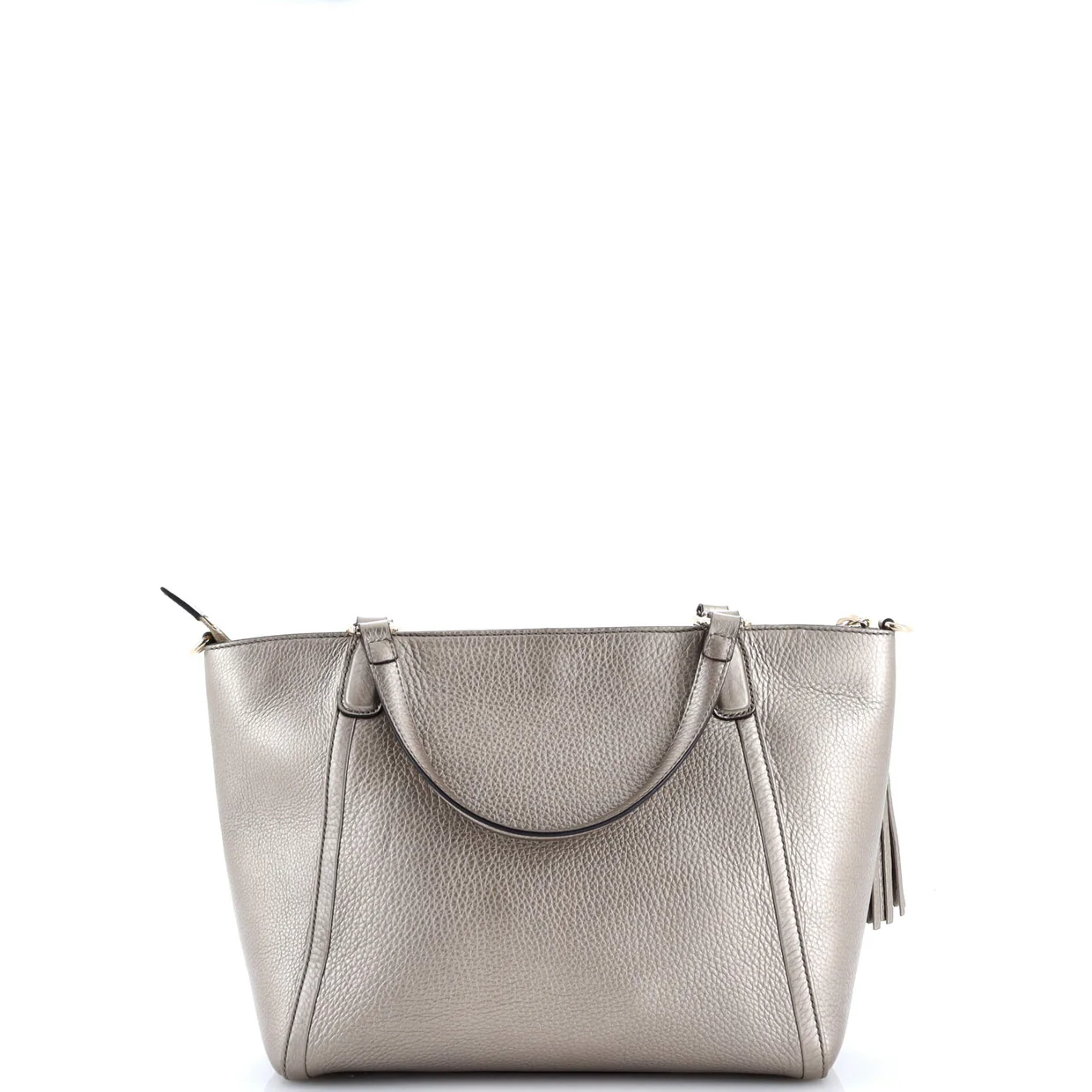 Soho Convertible Top Handle Bag Leather Small - Deep Luxury