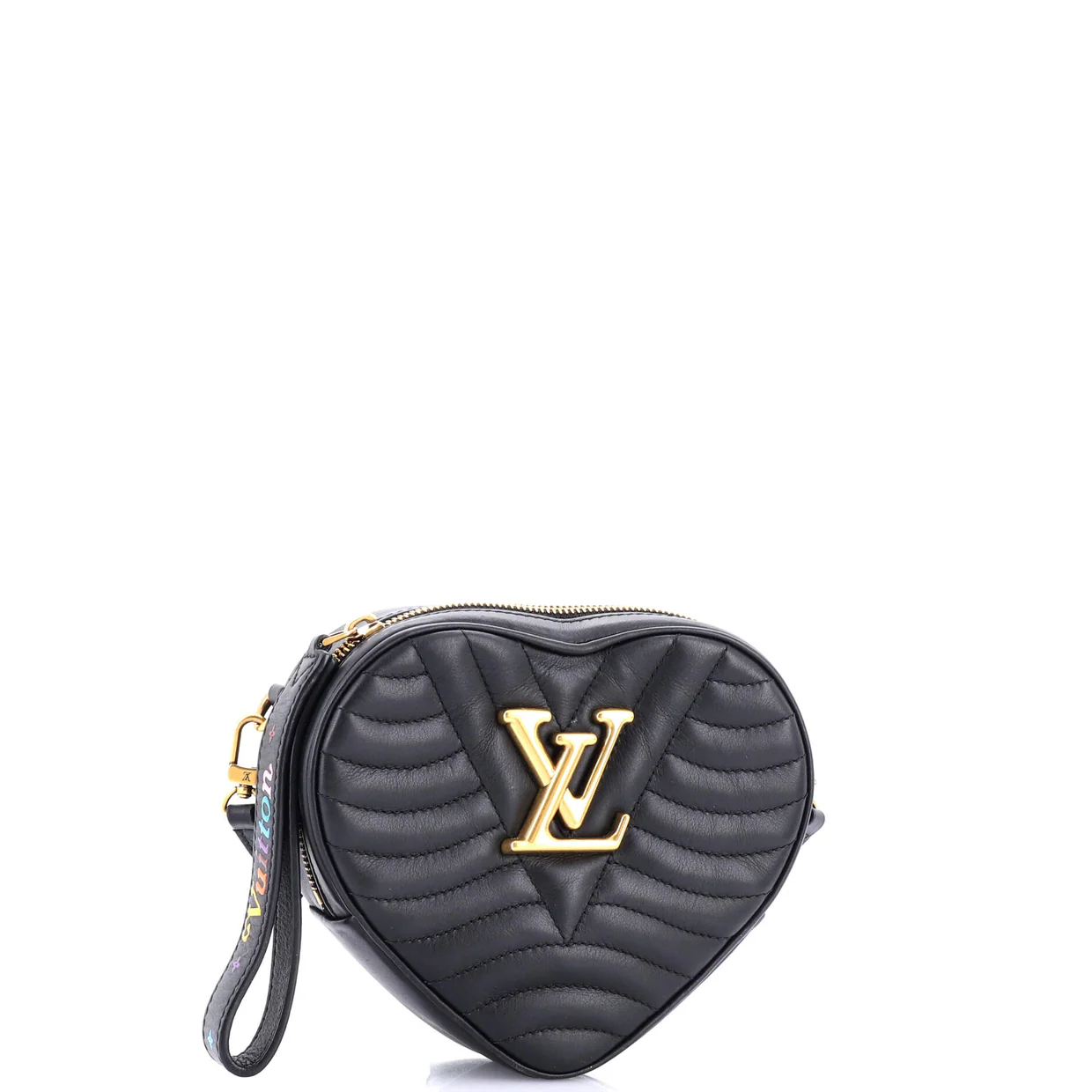 New Wave Heart Crossbody Bag Quilted Leather - Deep Luxury
