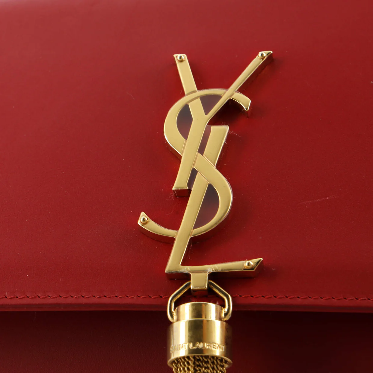 Classic Monogram Tassel Crossbody Bag Leather Medium - Deep Luxury