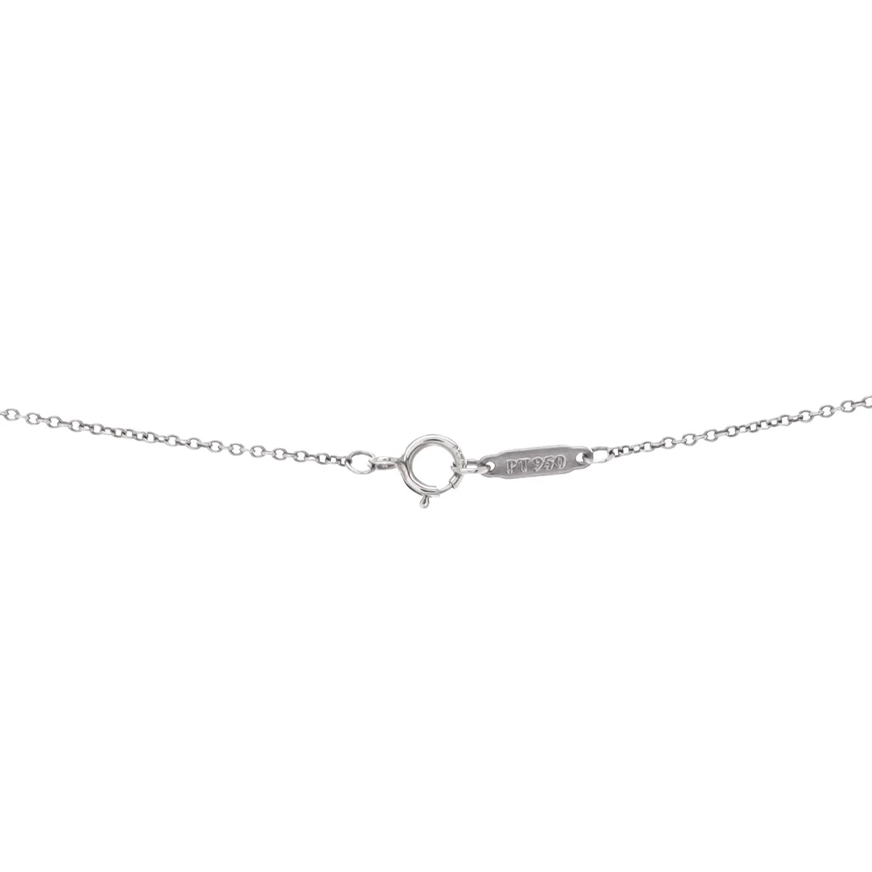 Fleur de Lis Key Pendant Necklace Platinum and Diamonds Small - Deep Luxury