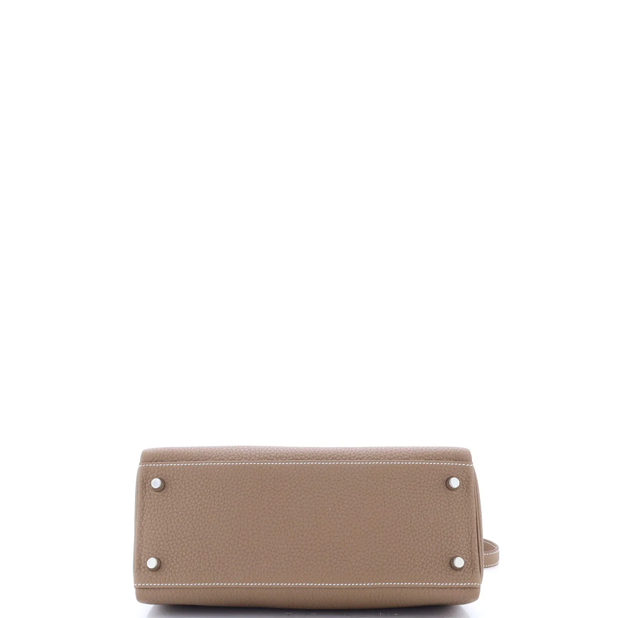 Kelly Handbag Grey Togo with Palladium Hardware 28 - Deep Luxury