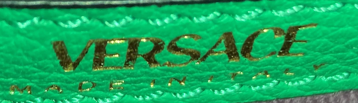 La Medusa Top Handle Bag Leather with Canvas Medium - Deep Luxury