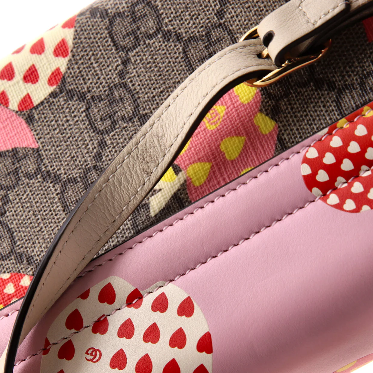 Padlock Top Handle Bag Printed GG Coated Canvas and Leather Mini - Deep Luxury