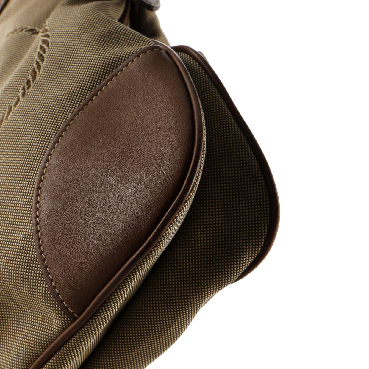 Logo Messenger Bag Canvas with Leather Small - Deep Luxury