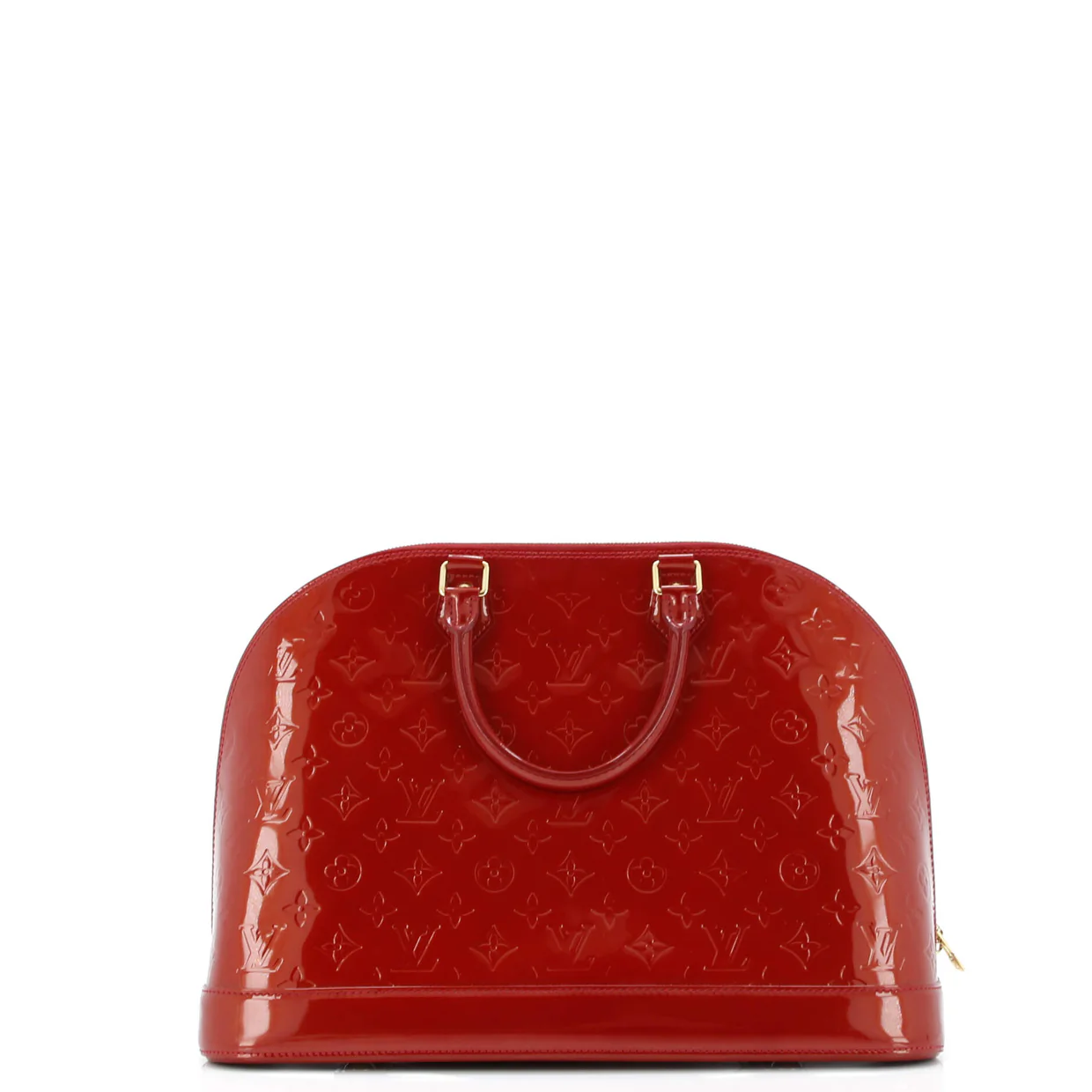 Alma Handbag Monogram Vernis GM - Deep Luxury