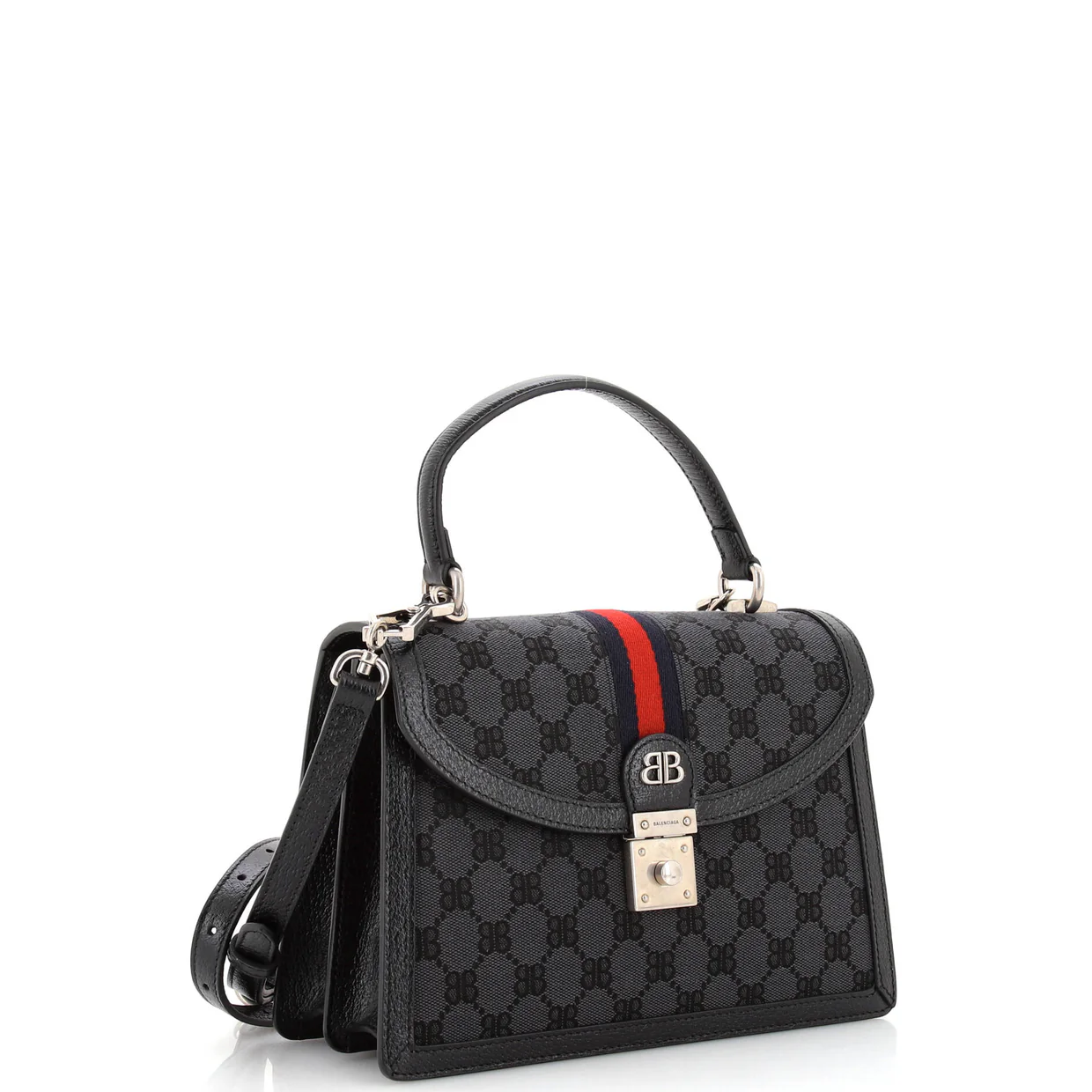x Gucci The Hacker Project Top Handle Bag BB Coated Canvas Small - Deep Luxury