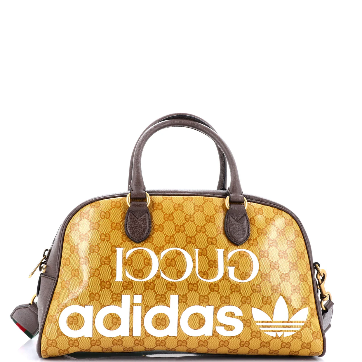 x adidas Duffle Bag GG Coated Canvas Medium - Deep Luxury