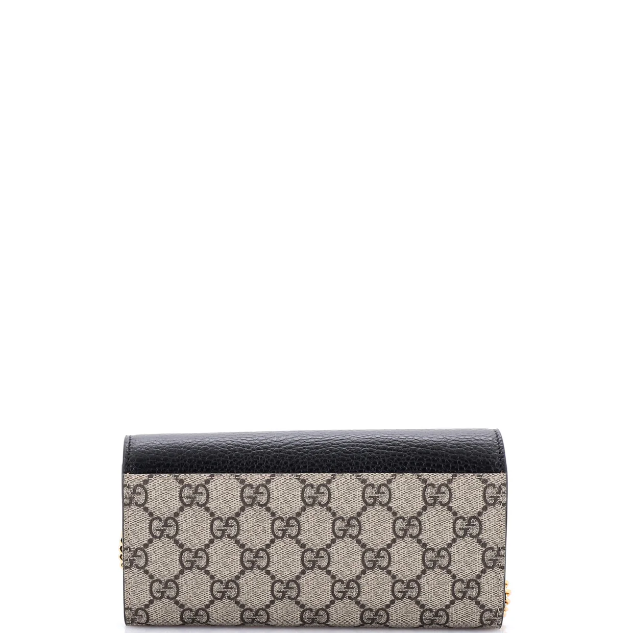 GG Marmont Continental Chain Wallet GG Coated Canvas and Leather - Deep Luxury