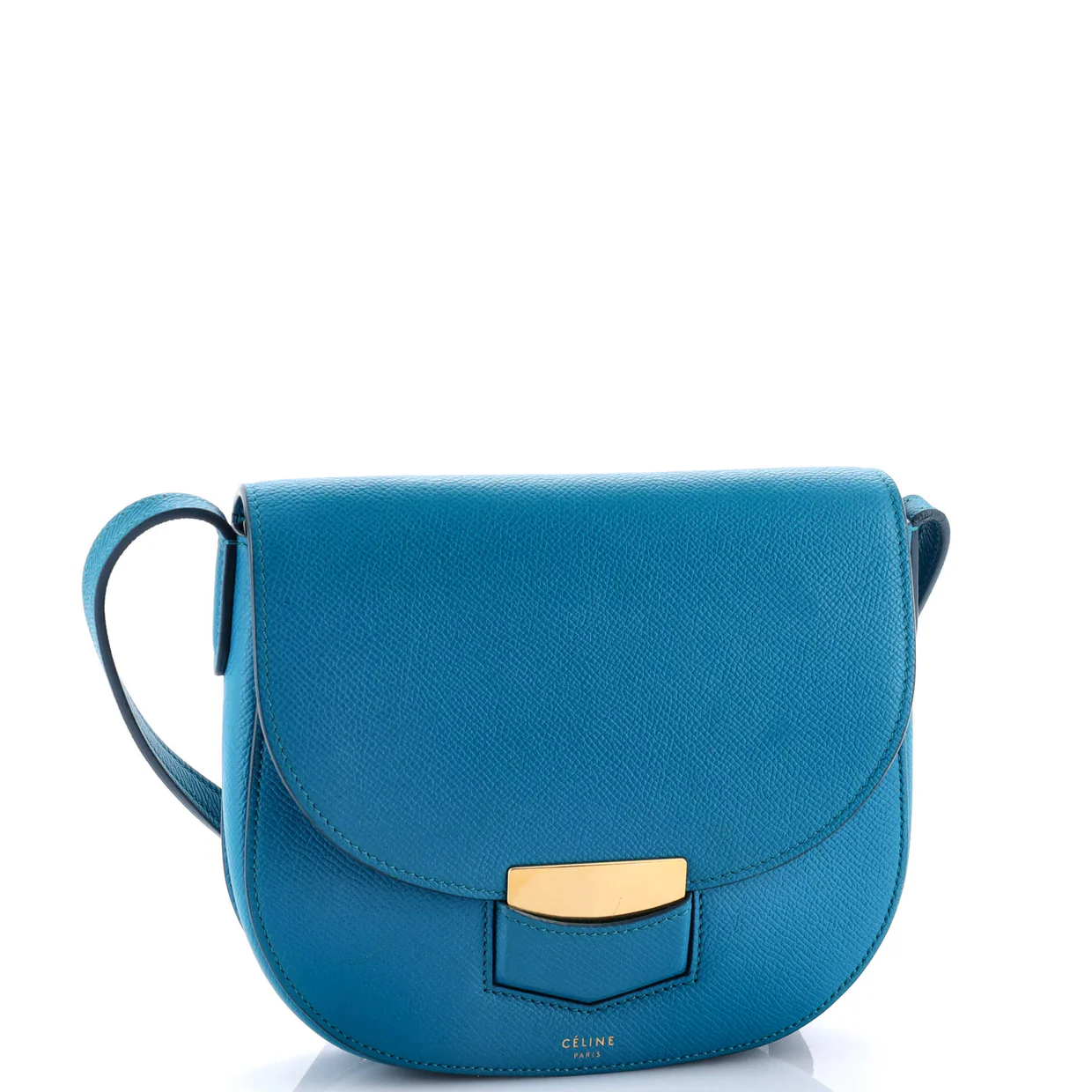 Trotteur Crossbody Bag Grainy Leather Small - Deep Luxury