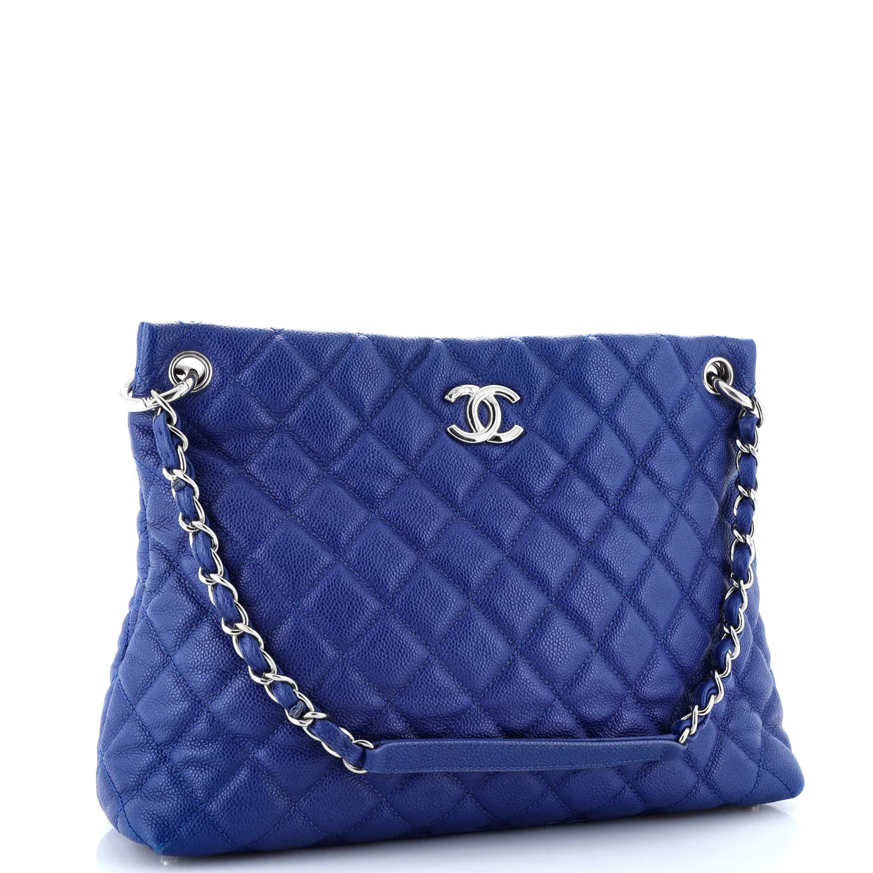 Easy Tote Quilted Caviar Large - Deep Luxury