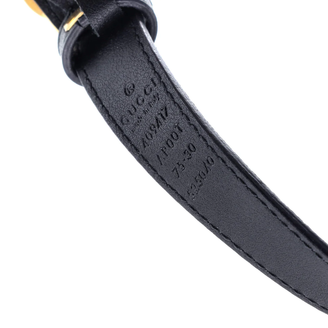 GG Marmont Belt Leather Thin - Deep Luxury