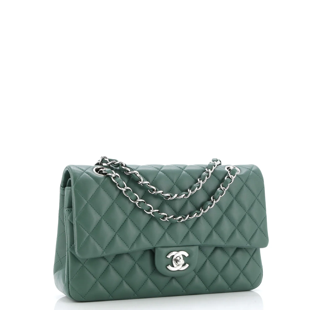 Classic Double Flap Bag Quilted Lambskin Medium - Deep Luxury
