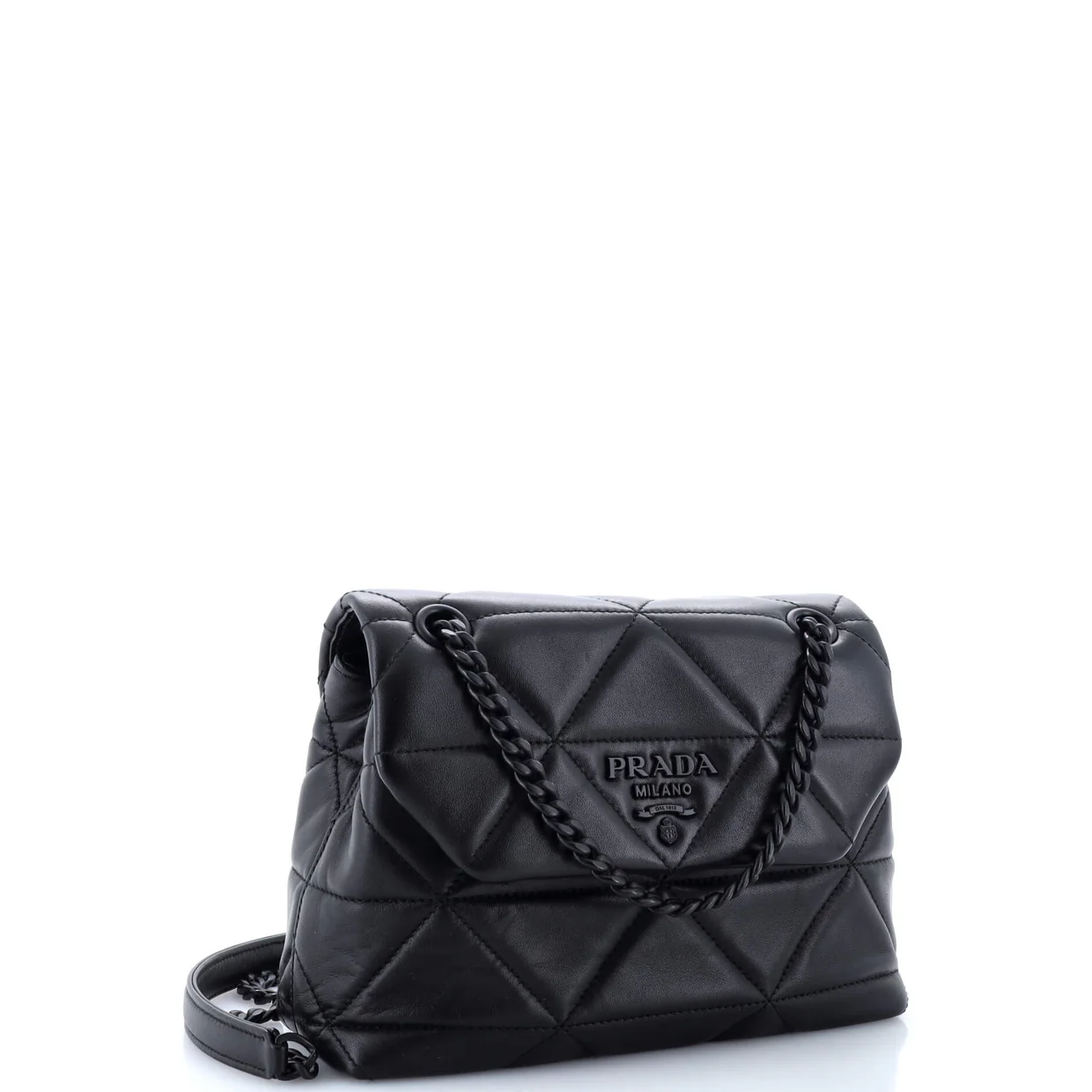 Spectrum Flap Bag Quilted Nappa Leather Small - Deep Luxury