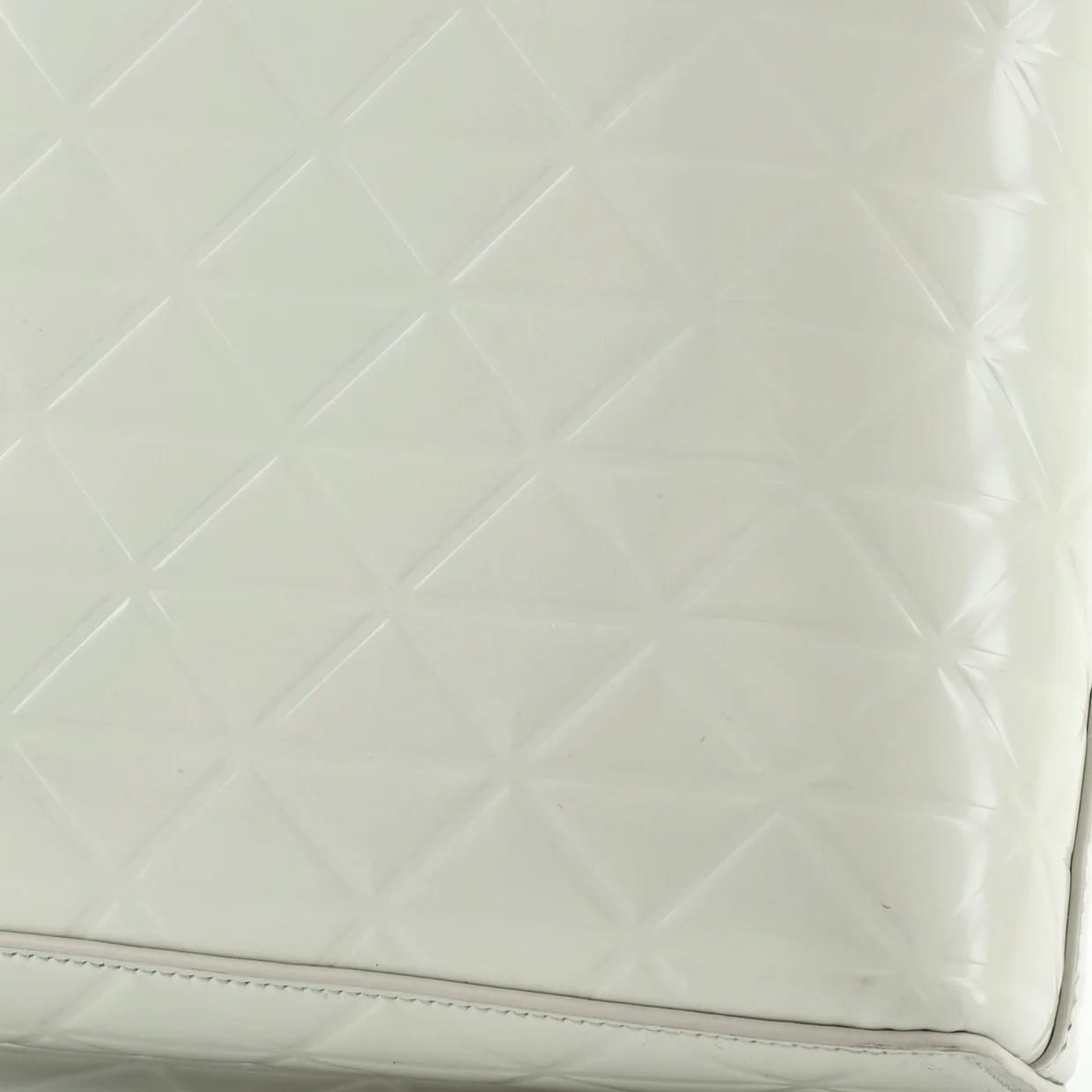 Tote with Water Bottle Quilted Brushed Leather - Deep Luxury