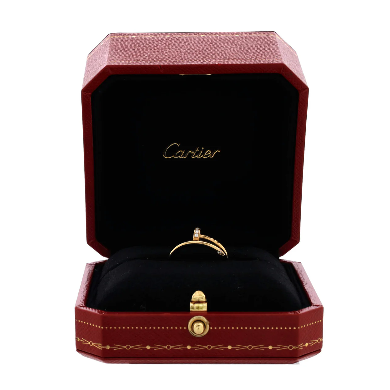 Juste un Clou Ring 18K Yellow Gold and Diamonds Small - Deep Luxury