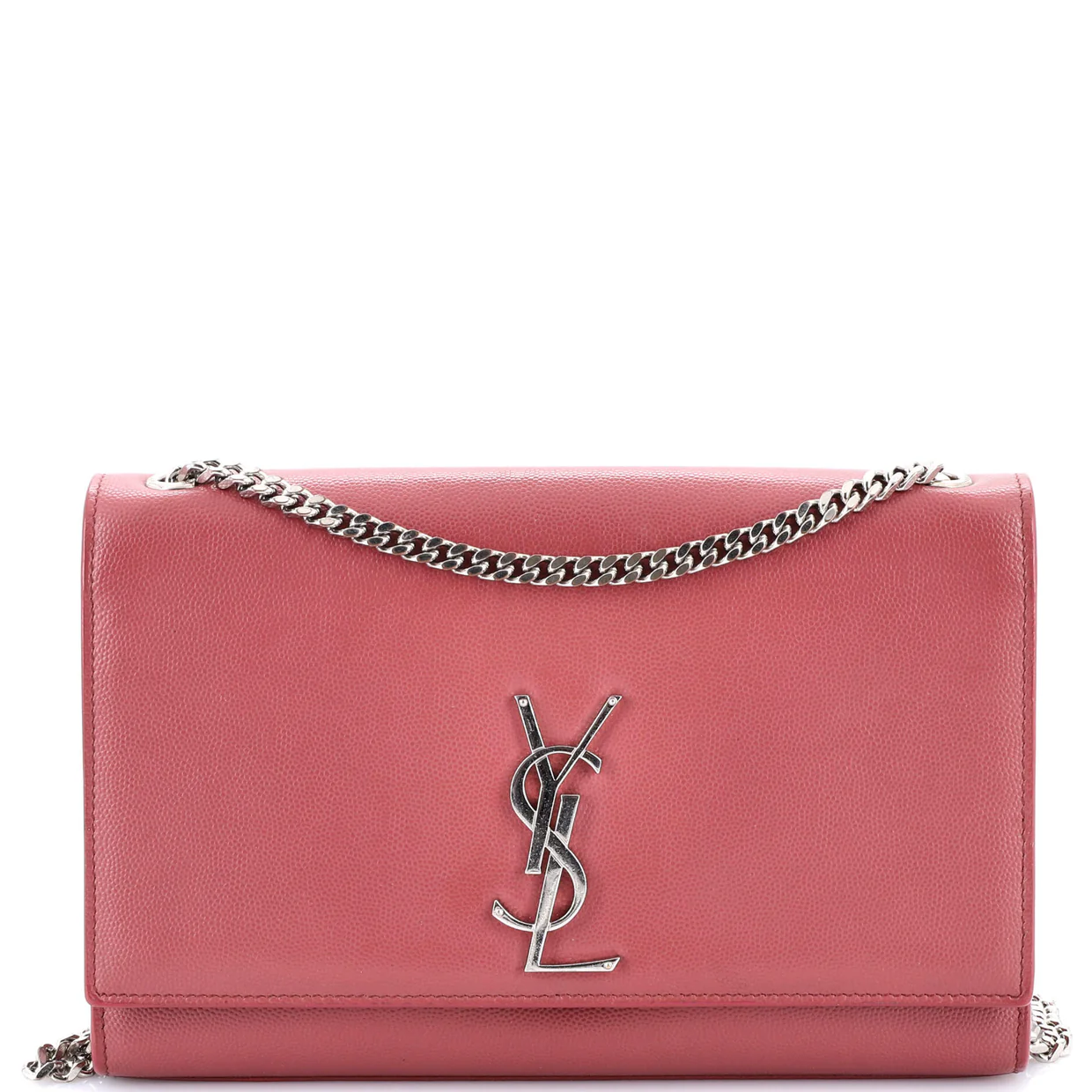 Classic Monogram Crossbody Bag Grainy Leather Medium - Deep Luxury